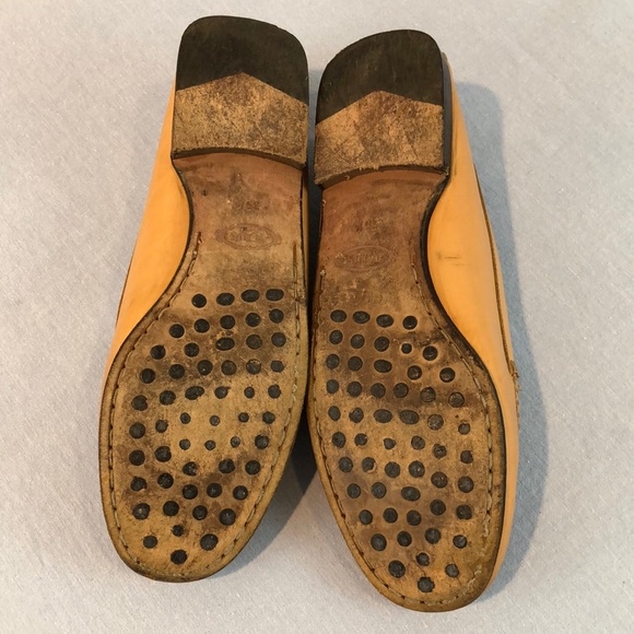 Tods Tan Gommino Leather Driving Loafers - Picture 8 of 10